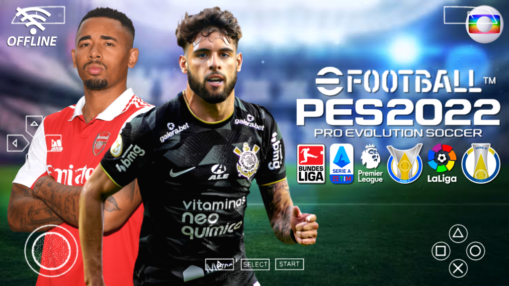 EFOOTBALL PES 2022 COM BRASILEIRÃO A+B E EUROPEU PARA ANDROID/PPSSPP ...