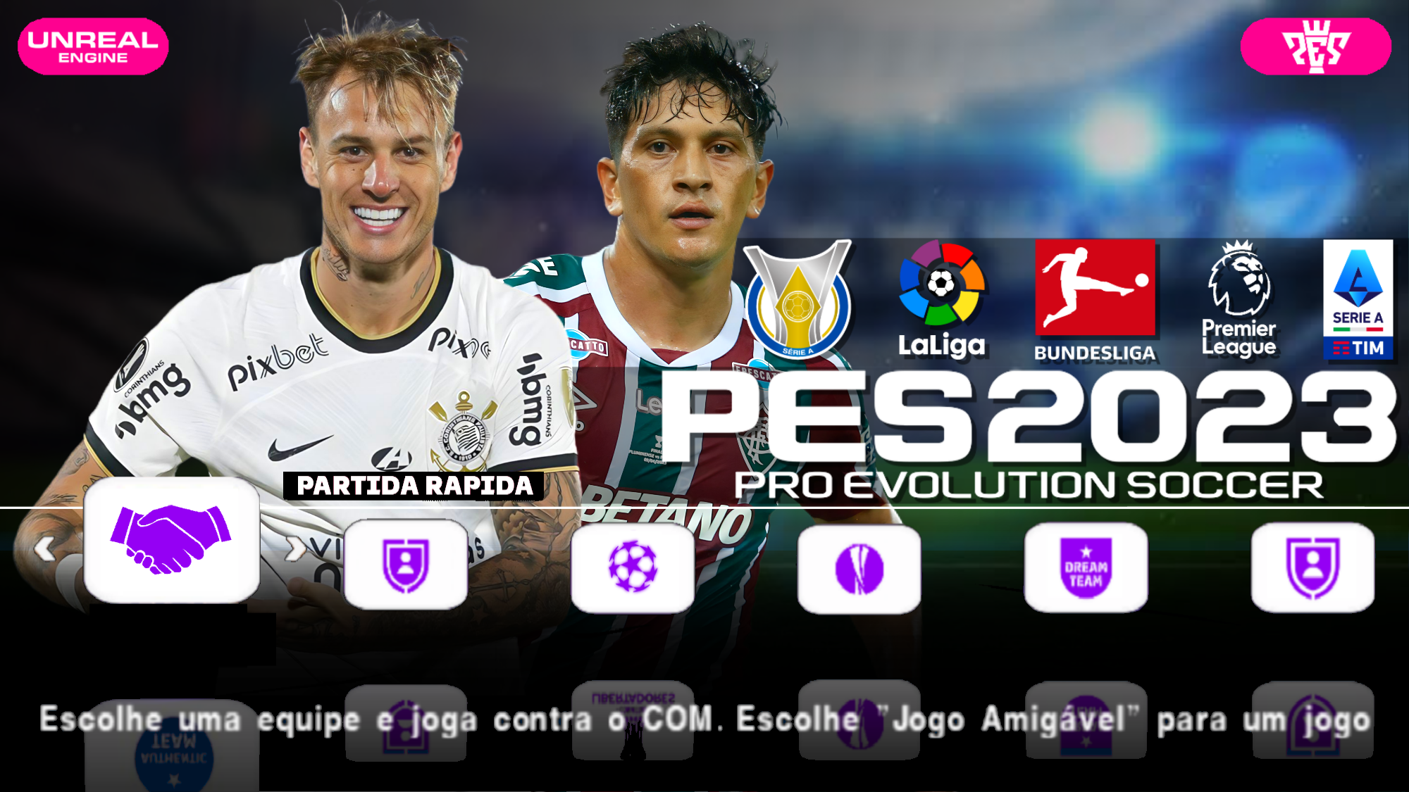 EFOOTBALL PES 2023 PPSSP COM BRASILEIRÃO A+B E EUROPEUS 100% ATUALIZADO ...