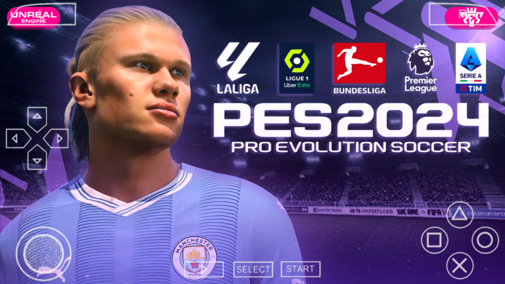 NOVO PES 2024 PPSSPP EUROPEUS ATUALIZADO COM GRÁFICOS REALISTAS