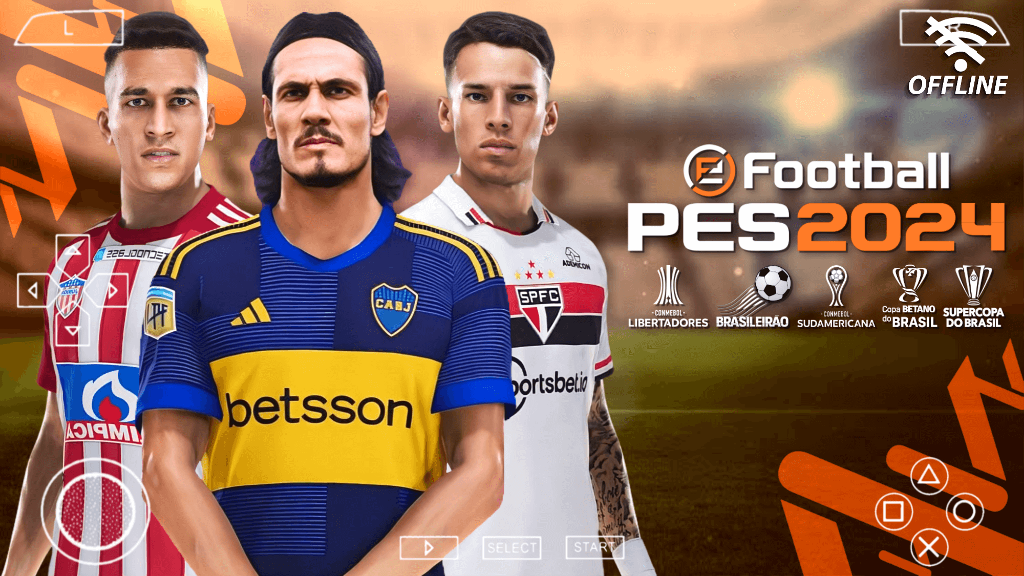 EFOOTBALL PES 2024 PPSSPP BRASILEIRÃO A+B E LIBERTADORES - GameDroid BR