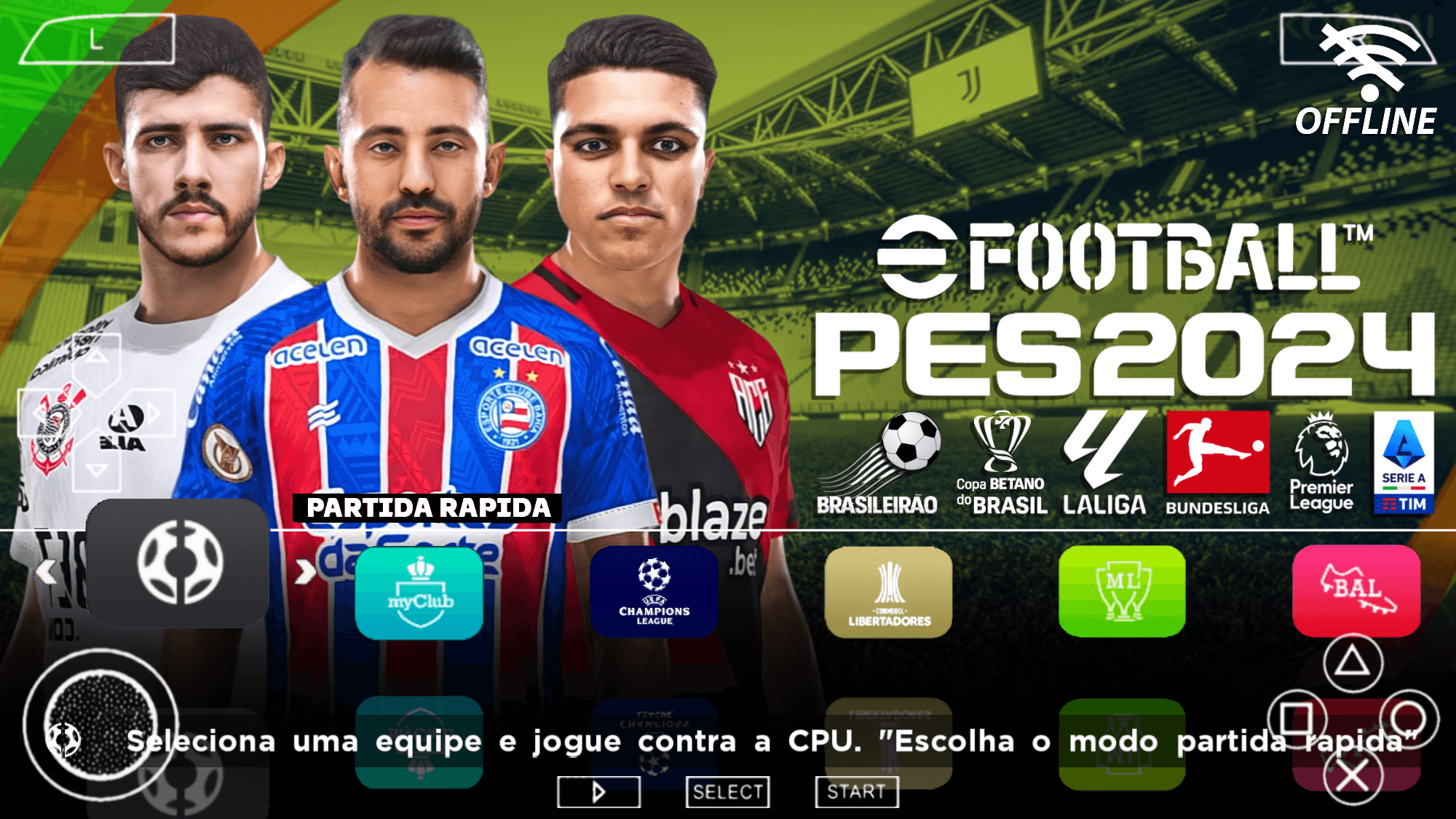 PES 2024 PPSSPP COM BRASILEIRÃO E EUROPEUS ATUALIZADO - GameDroid BR