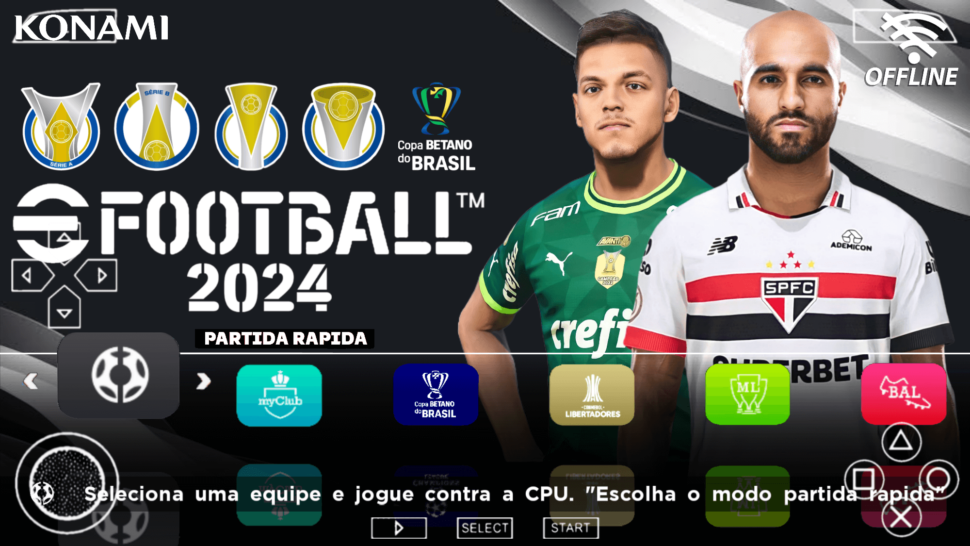 Efootball Pes 2024 Ppsspp BrasileirÃo Abcd E Copa Do Brasil Gamedroid Br